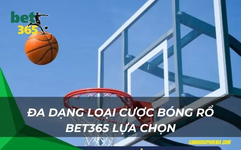 Đa dạng loại cược bóng rổ bet365 lựa chọn