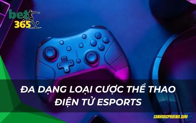Đa dạng loại cược thể thao điện tử Esports Bet365