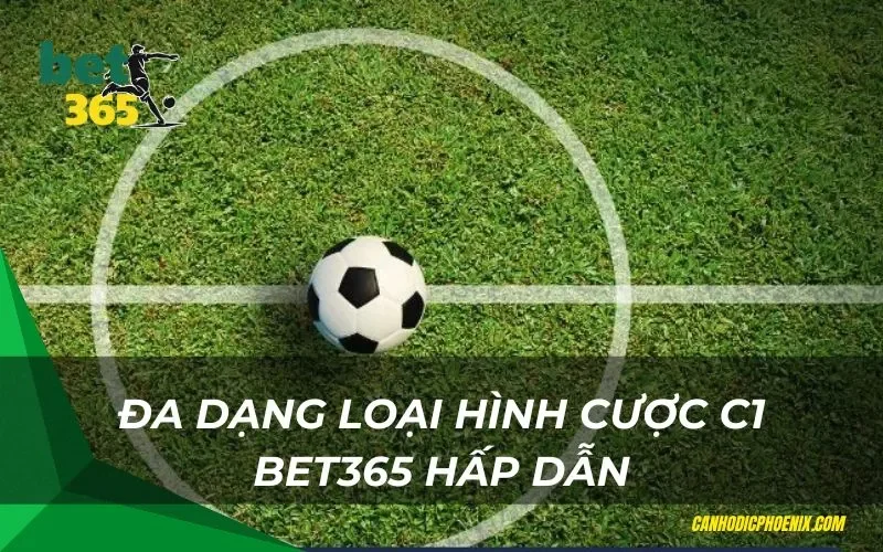 Đa dạng loại hình cược C1 bet365 hấp dẫn