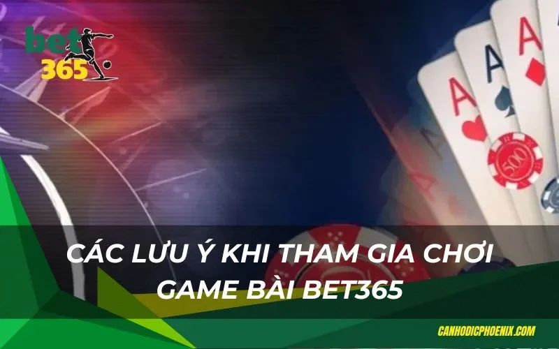 Những lưu ý khi tham gia chơi game bài tại nhà cái